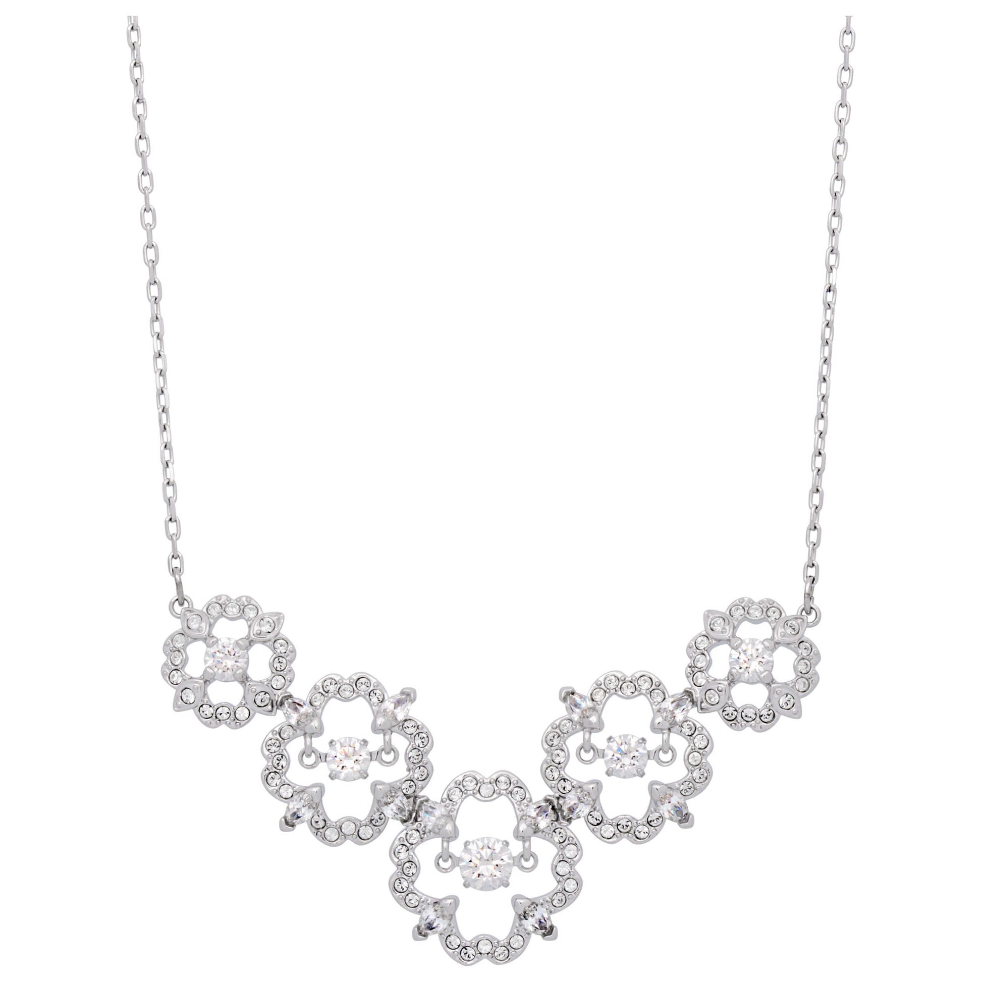 Front view of Swarovski Sparkling Dance Women's Necklace 5397240