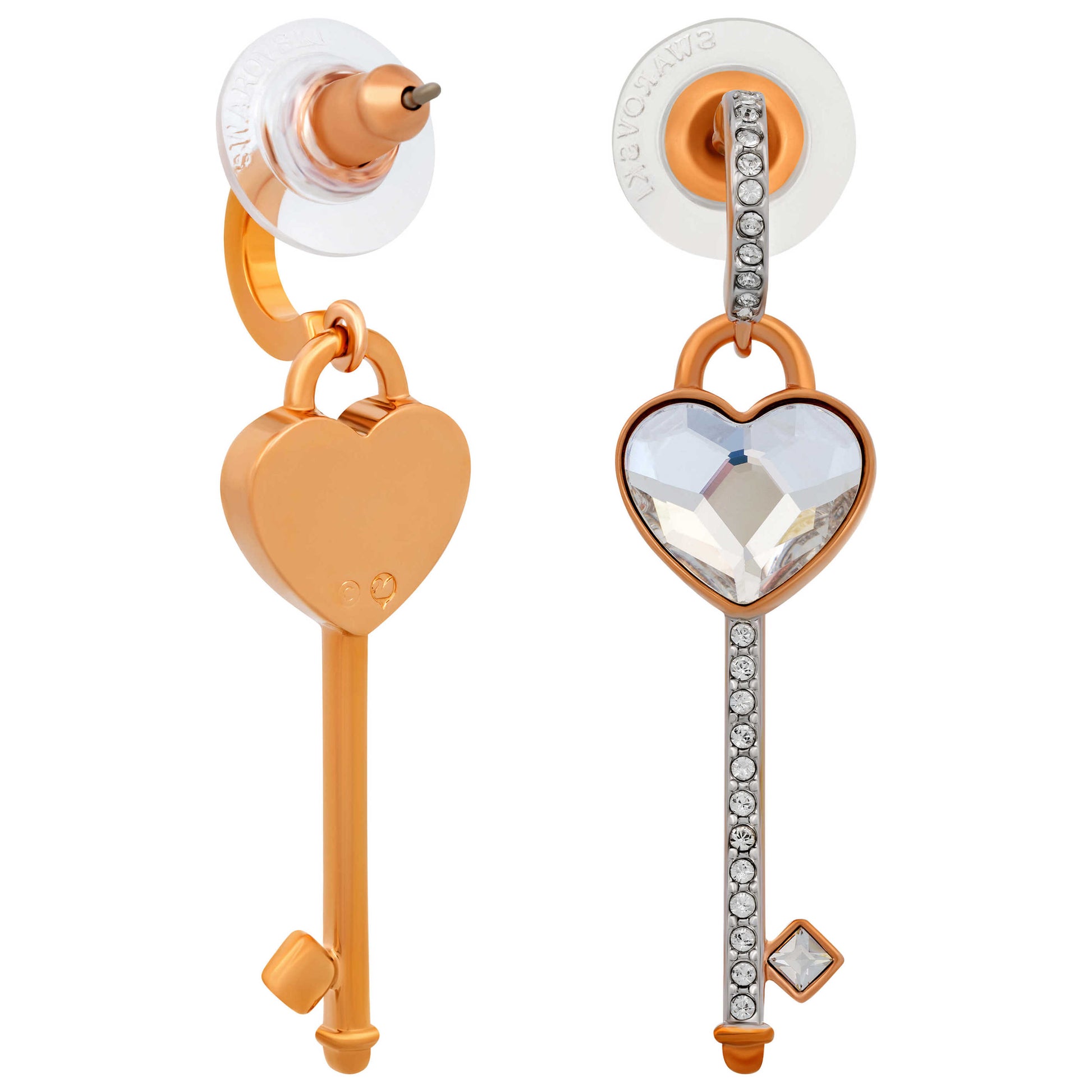 Left view of Swarovski Melt Your Heart Women's Earrings 5412410