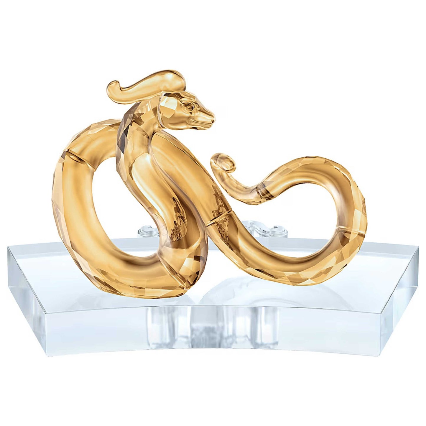 Front view of Swarovski Chinese Zodiac Snake Women's Figurine 5416603
