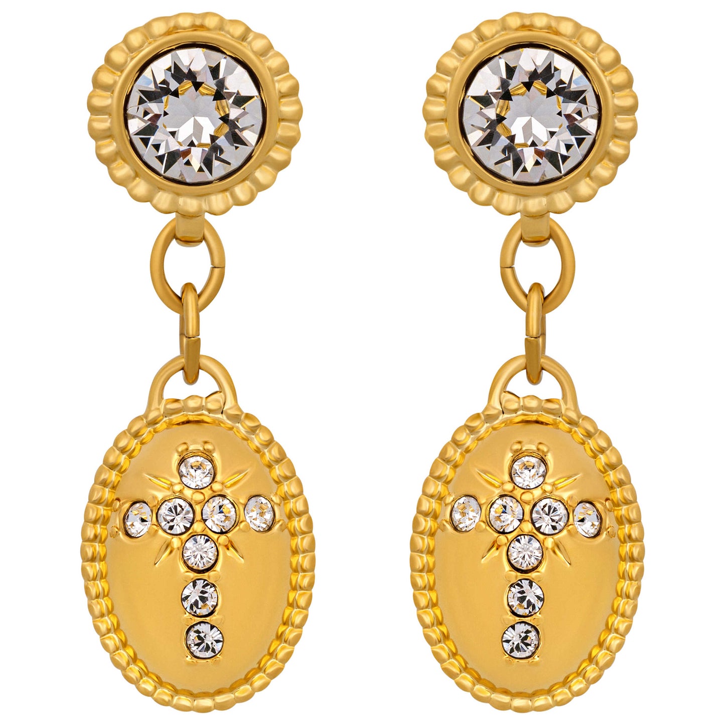 Front view of Swarovski Magnetic Women's Earrings 5416776