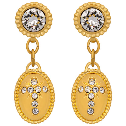 Front view of Swarovski Magnetic Women's Earrings 5416776