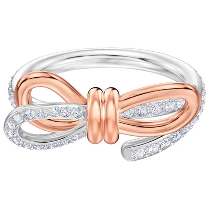 Front view of Swarovski Lifelong Bow Women's Ring 5440641