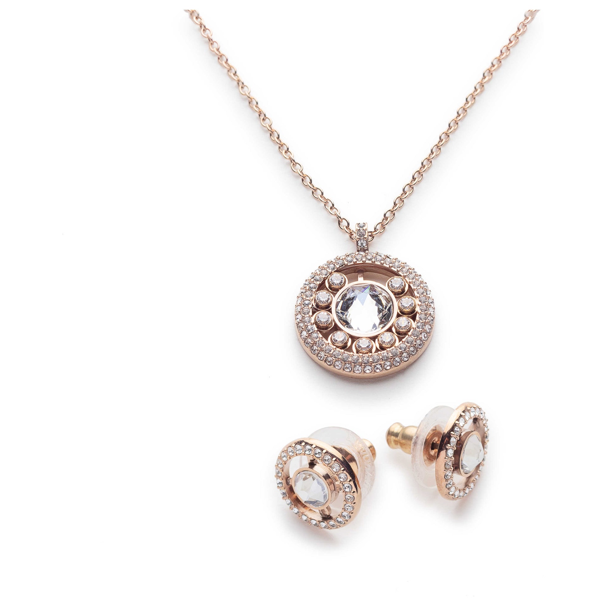 Front view of Swarovski Admiration Women's Jewelry Set 5444064