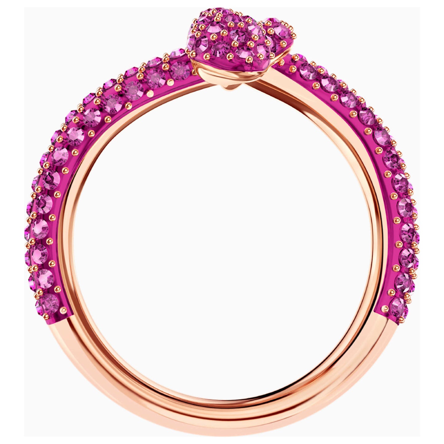 Front view of Swarovski Leslie Women's Ring 5448894