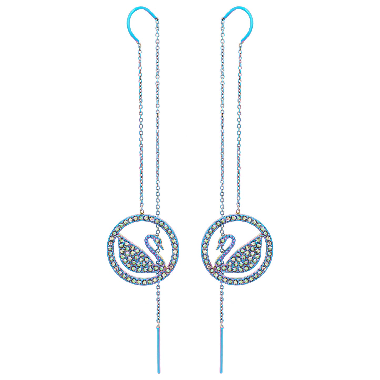 Front view of Swarovski Pop Swan Women's Earrings 5452619
