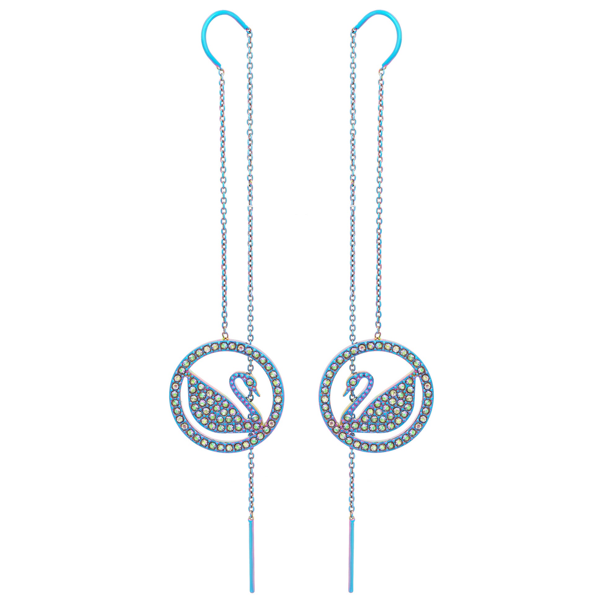 Front view of Swarovski Pop Swan Women's Earrings 5452619