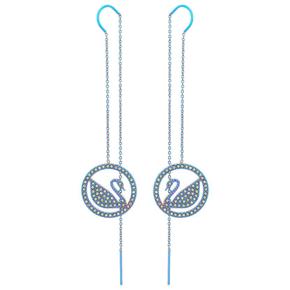 Front view of Swarovski Pop Swan Women's Earrings 5452619