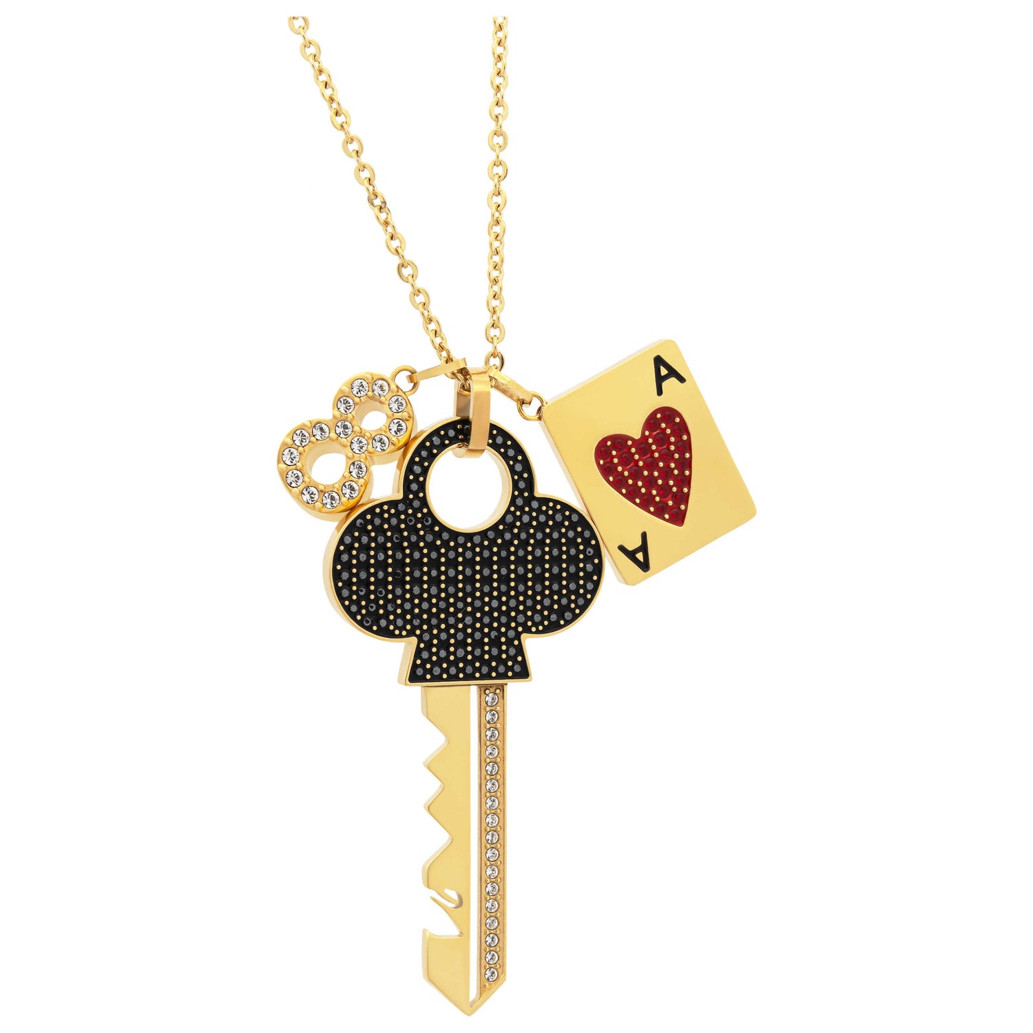 Front view of Swarovski Optimal Women's Necklace 5455025