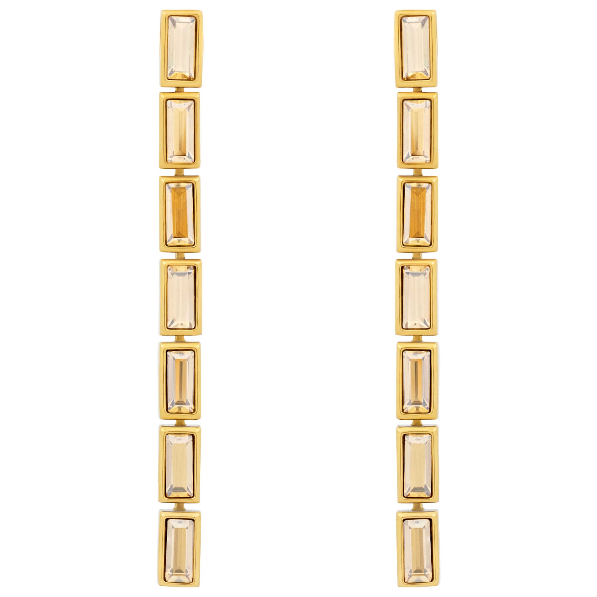 Front view of Swarovski Fluid Women's Earrings 5455632