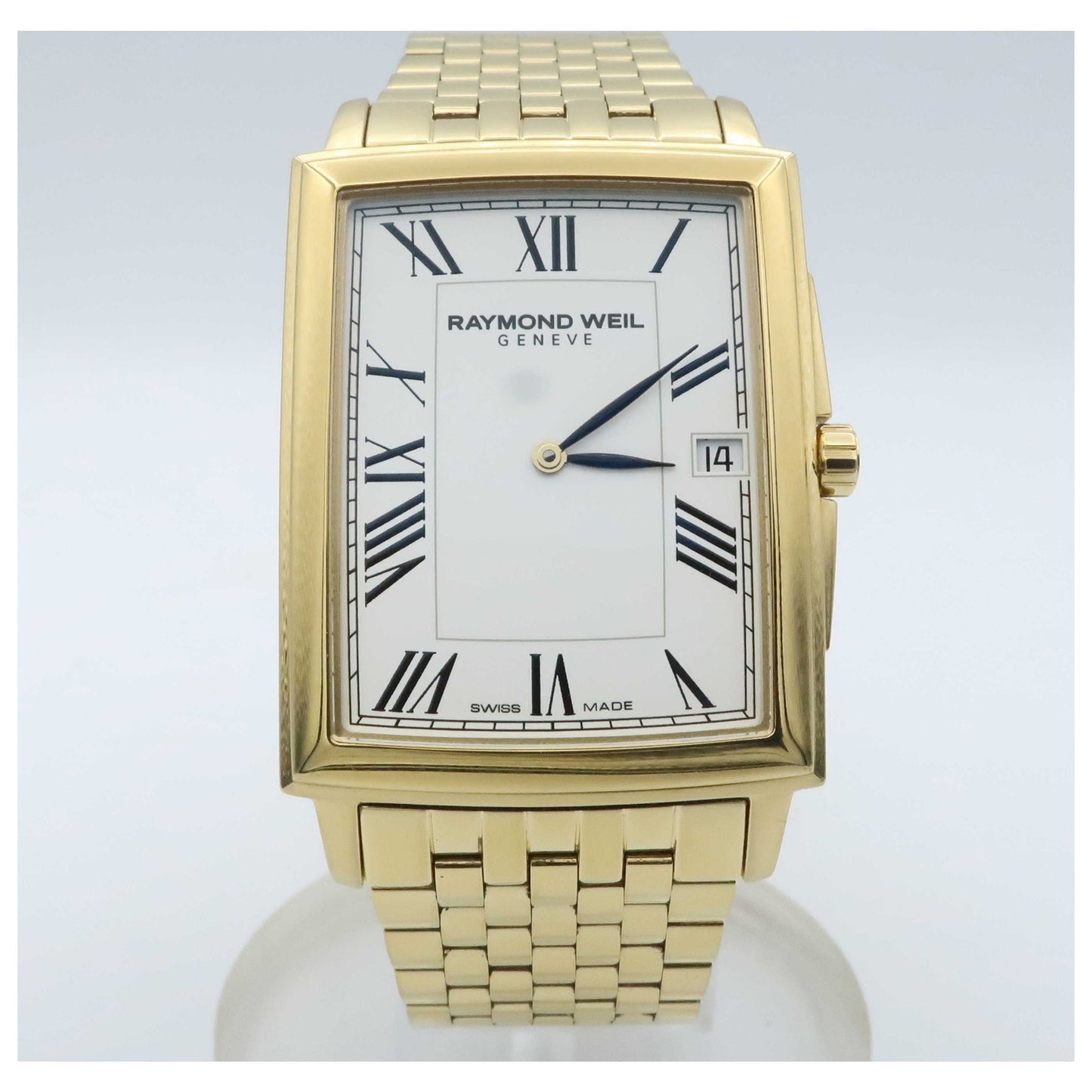 Front view of Raymond Weil Tradition Men's Swiss Quartz (Battery-Powered) Watch 5456-P-00300-PO