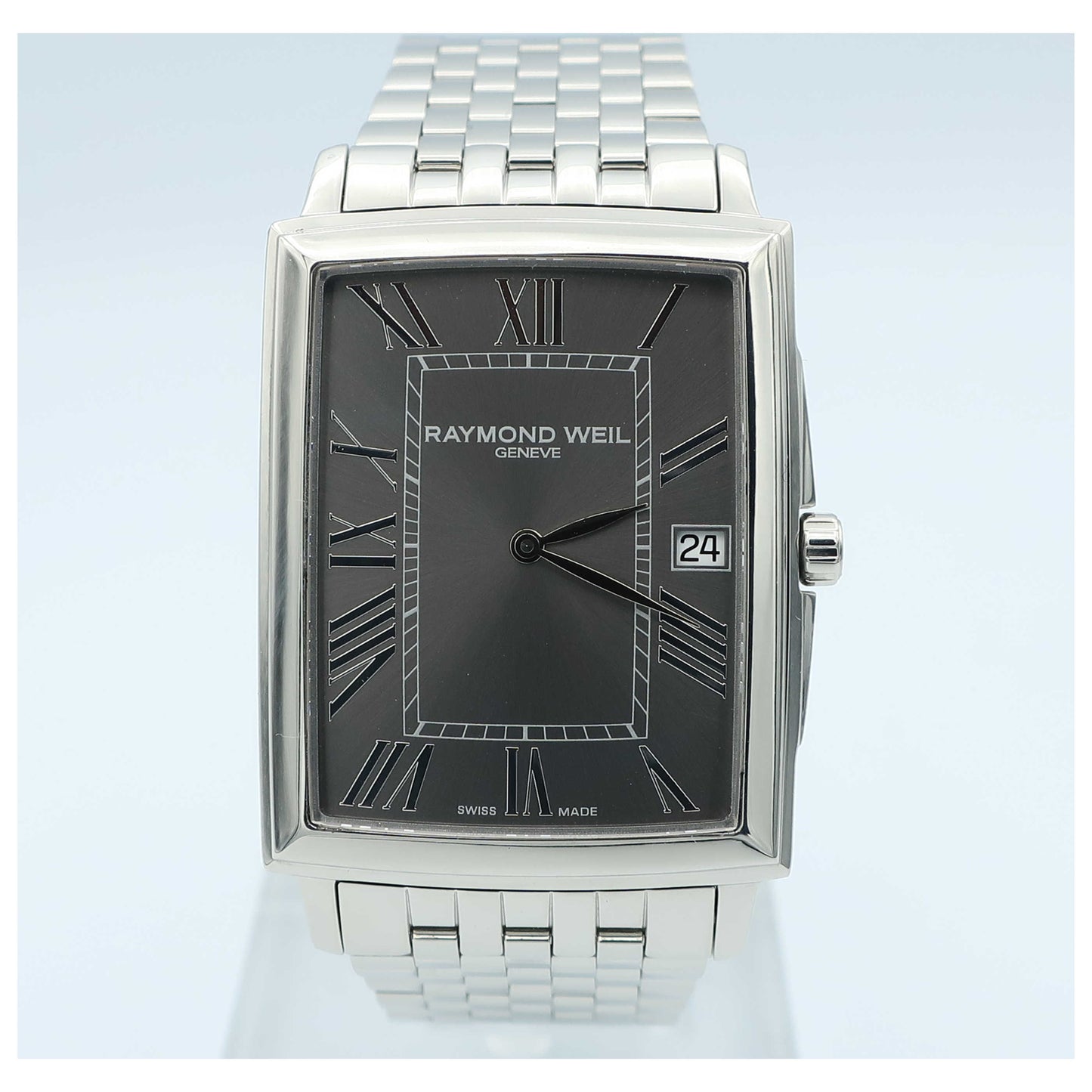 Front view of Raymond Weil Tradition Men's Swiss Quartz (Battery-Powered) Watch 5456-ST-00608-SD2