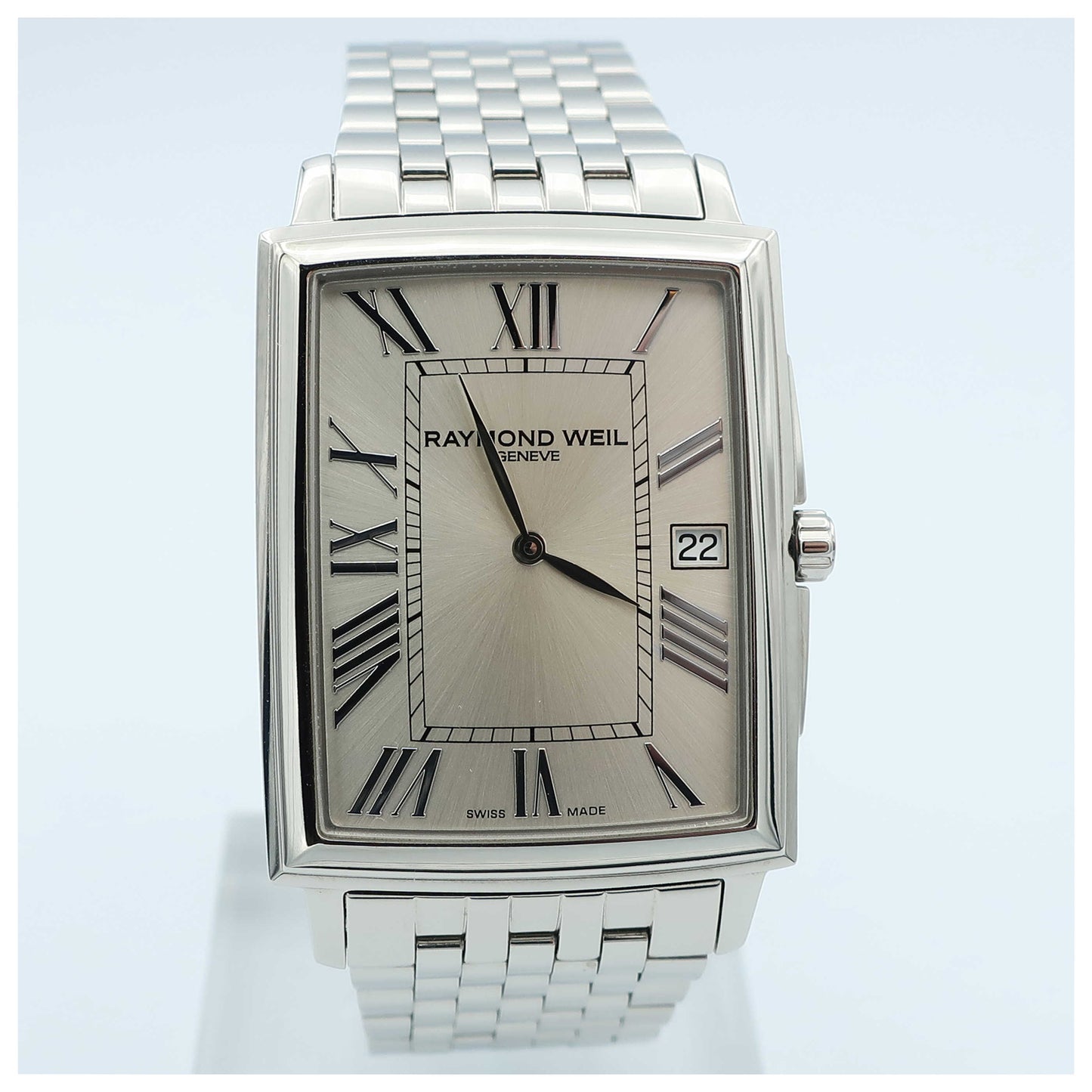 Front view of Raymond Weil Tradition Men's Swiss Quartz (Battery-Powered) Watch 5456-ST-00658-SD2