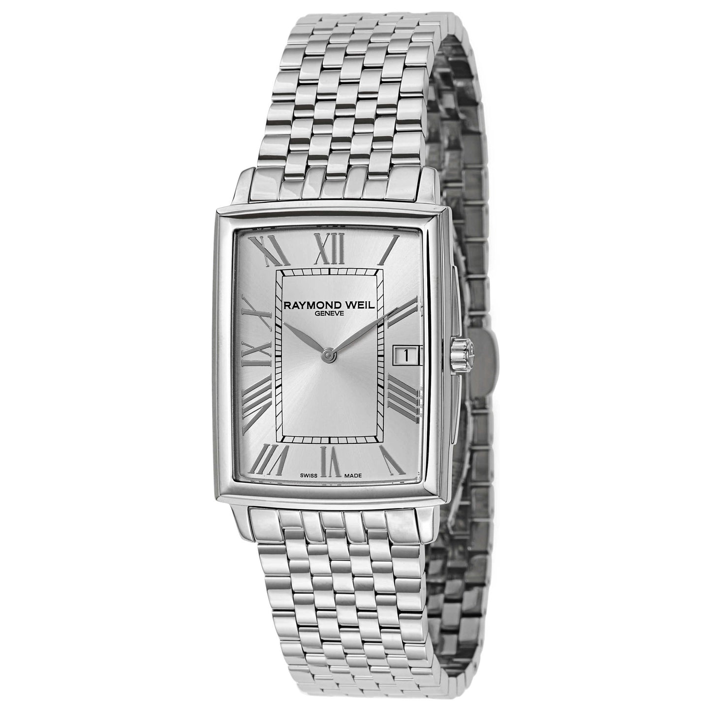 Front view of Raymond Weil Tradition Men's Swiss Quartz (Battery-Powered) Watch 5456-ST-00658