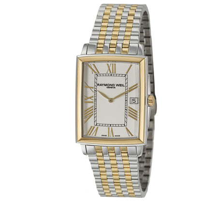 Front view of Raymond Weil Tradition Men's Swiss Quartz (Battery-Powered) Watch 5456-STP-00308
