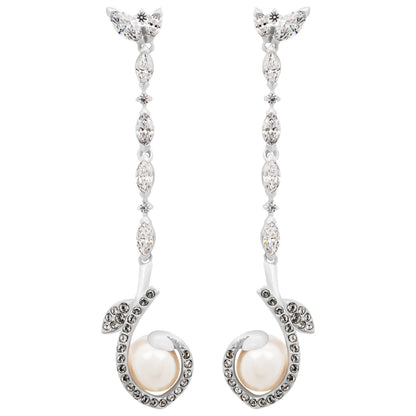 Front view of Swarovski Leonore Women's Earrings 5464407