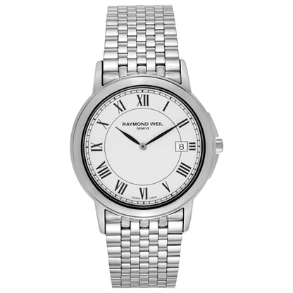Front view of Raymond Weil Tradition Men's Swiss Quartz (Battery-Powered) Watch 5466-ST-00300