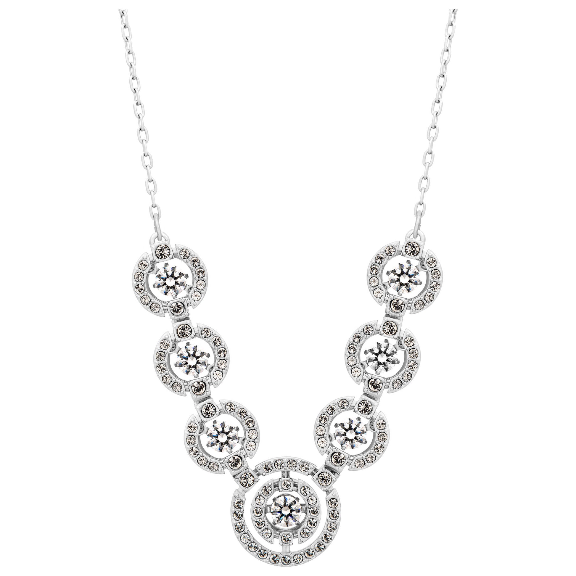 Front view of Swarovski Sparkling Dance Women's Necklace 5467787