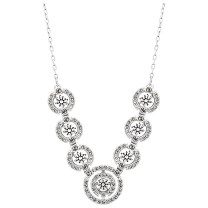 Front view of Swarovski Sparkling Dance Women's Necklace 5467787