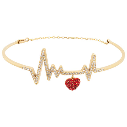 Front view of Swarovski OXO Bangle Women's Bracelet 5470164