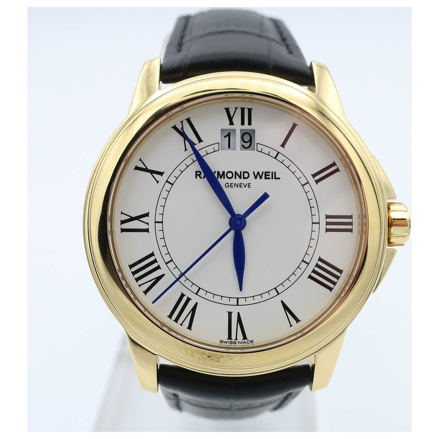 Front view of Raymond Weil Tradition Men's Swiss Quartz (Battery-Powered) Watch 5476-P-00300-SD