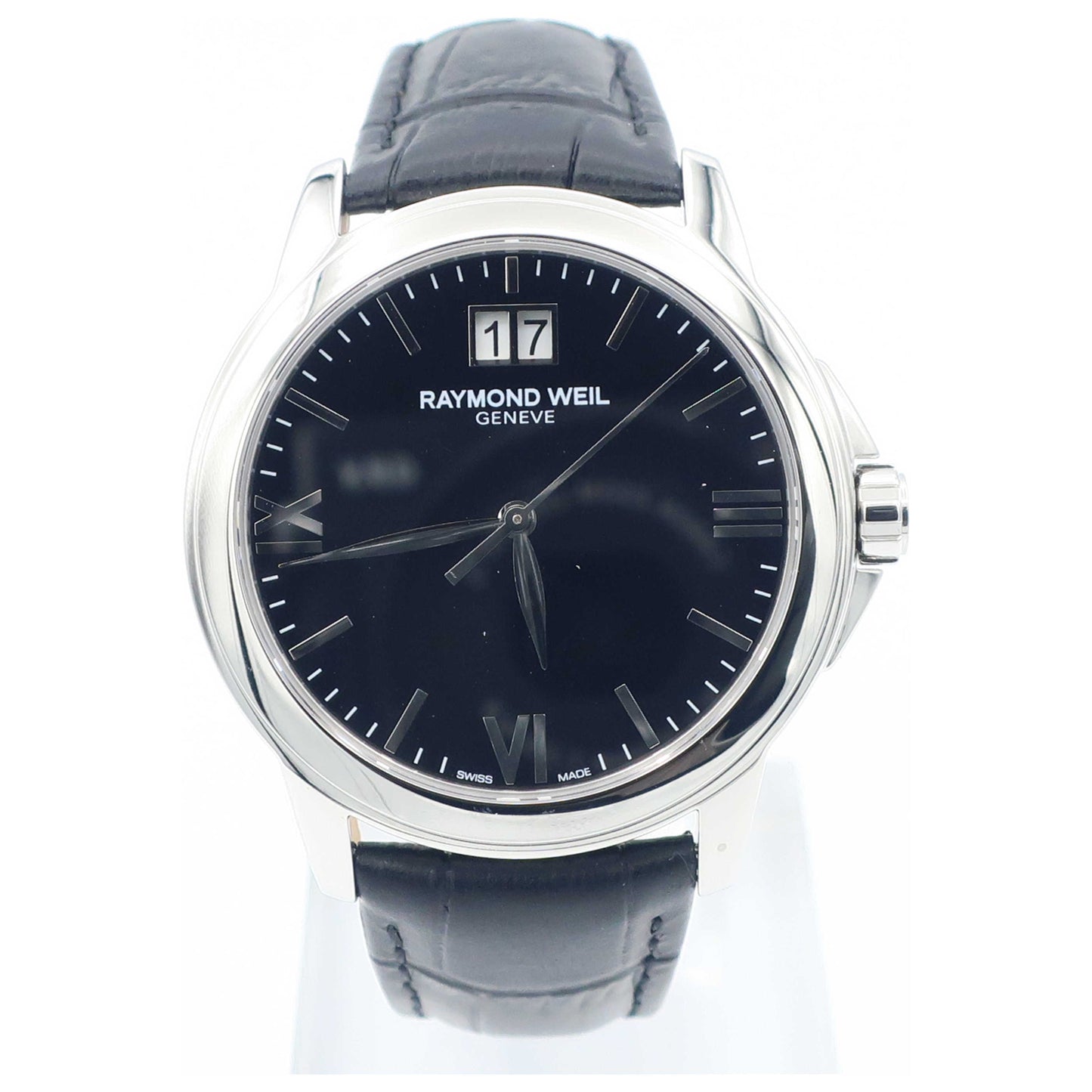 Front view of Raymond Weil Tradition Men's Swiss Quartz (Battery-Powered) Watch 5476-ST-00207-SD
