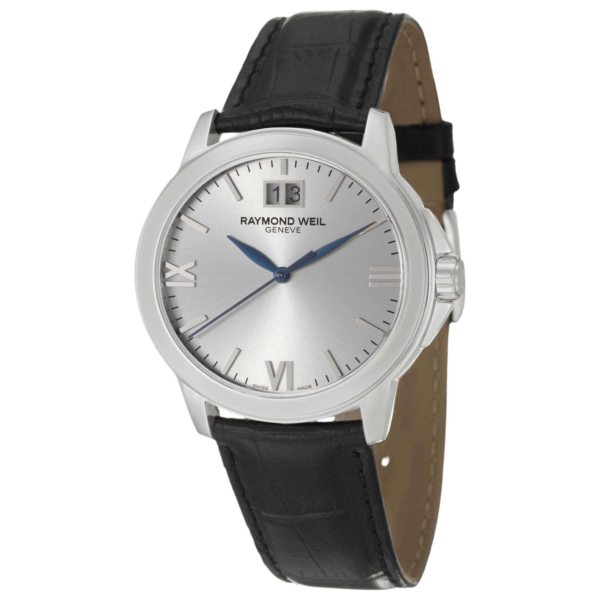 Front view of Raymond Weil Tradition Men's Swiss Quartz (Battery-Powered) Watch 5476-ST-00657