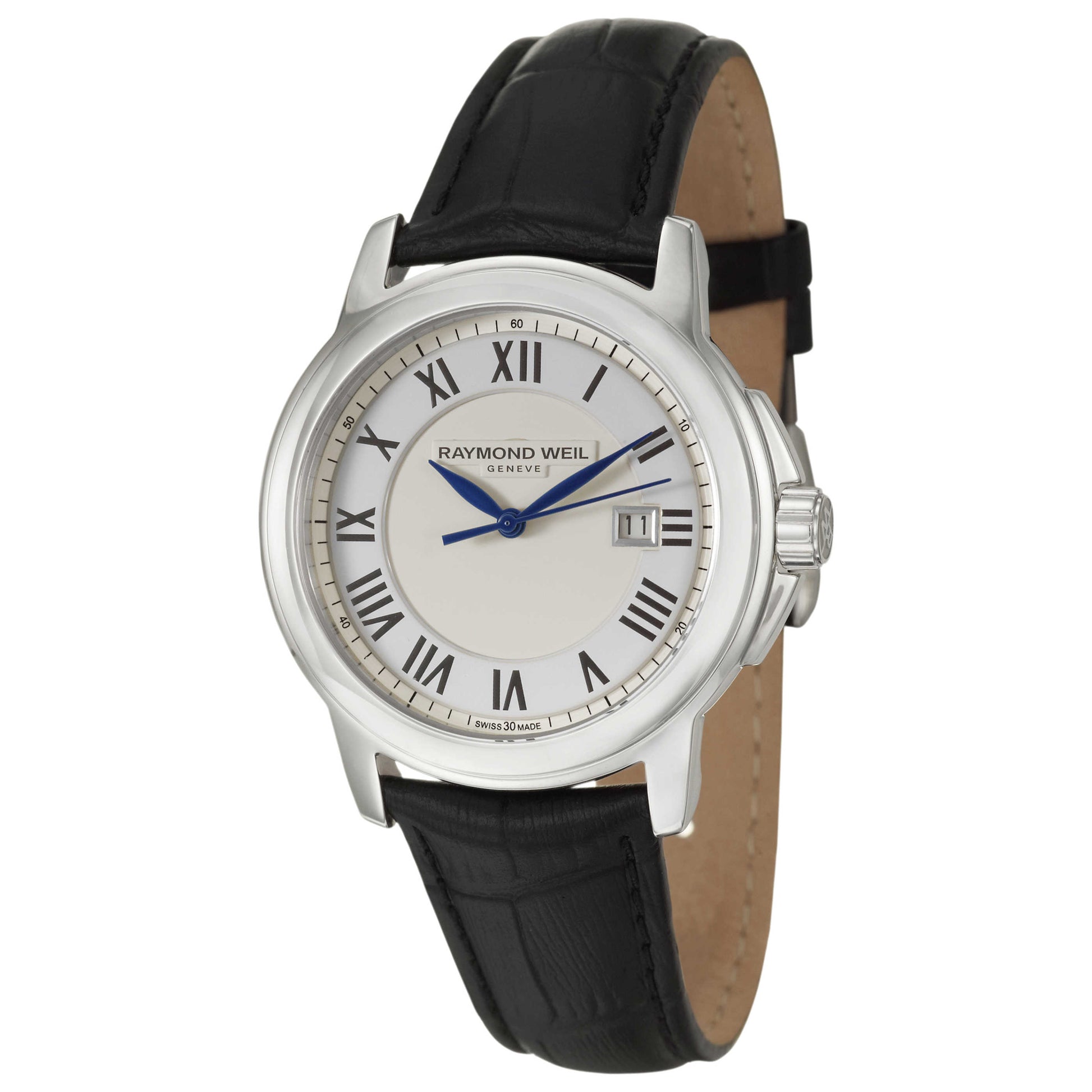 Front view of Raymond Weil Tradition Men's Swiss Quartz (Battery-Powered) Watch 5478-STC-00300