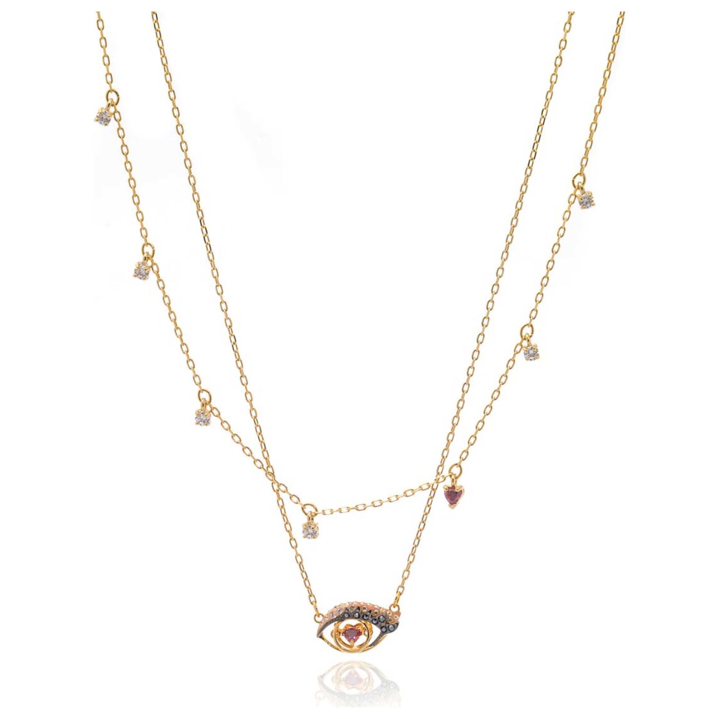 Front view of Swarovski New Love Women's Necklace 5483979
