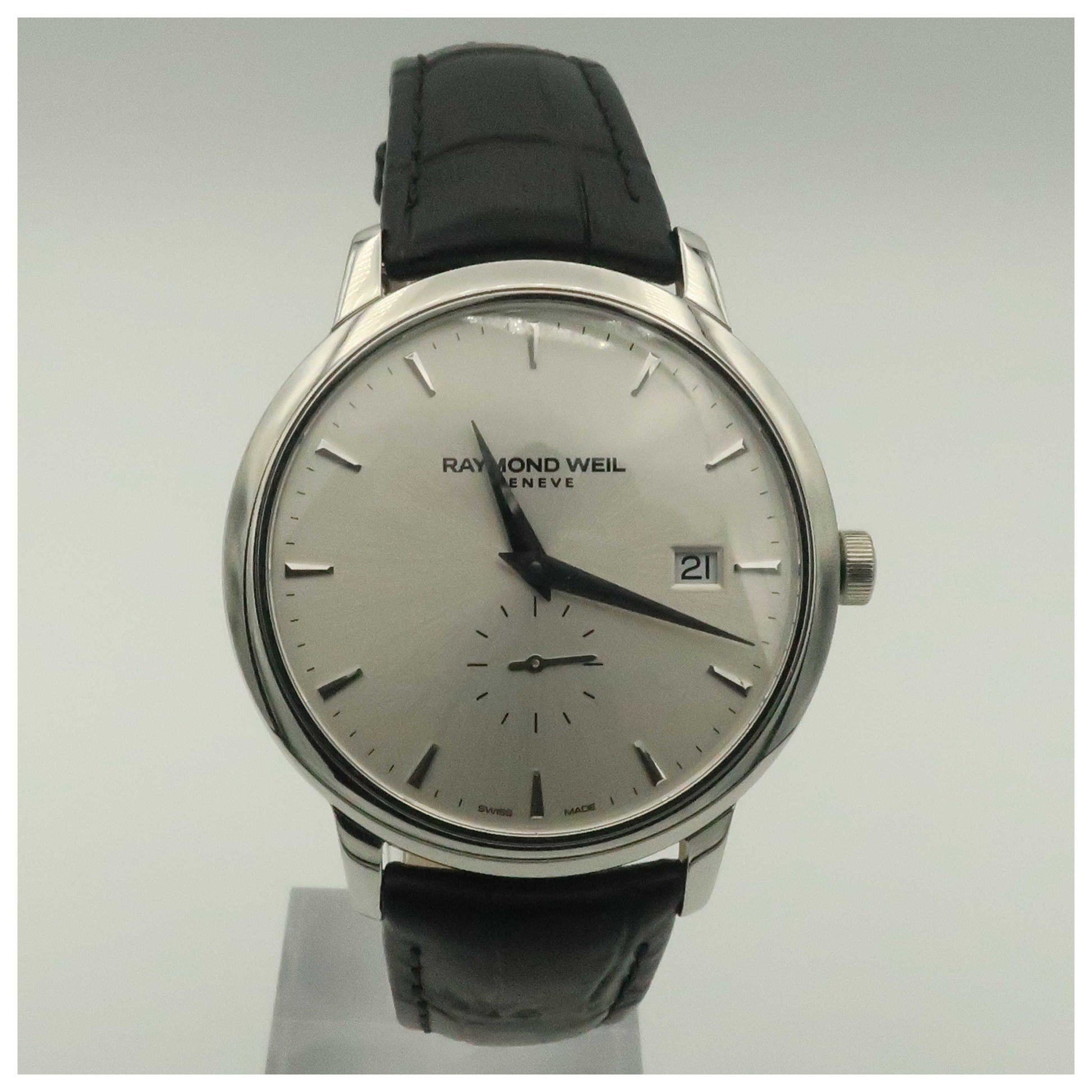 Front view of Raymond Weil Toccata Men's Swiss Quartz (Battery-Powered) Watch 5484-STC-65001-PO