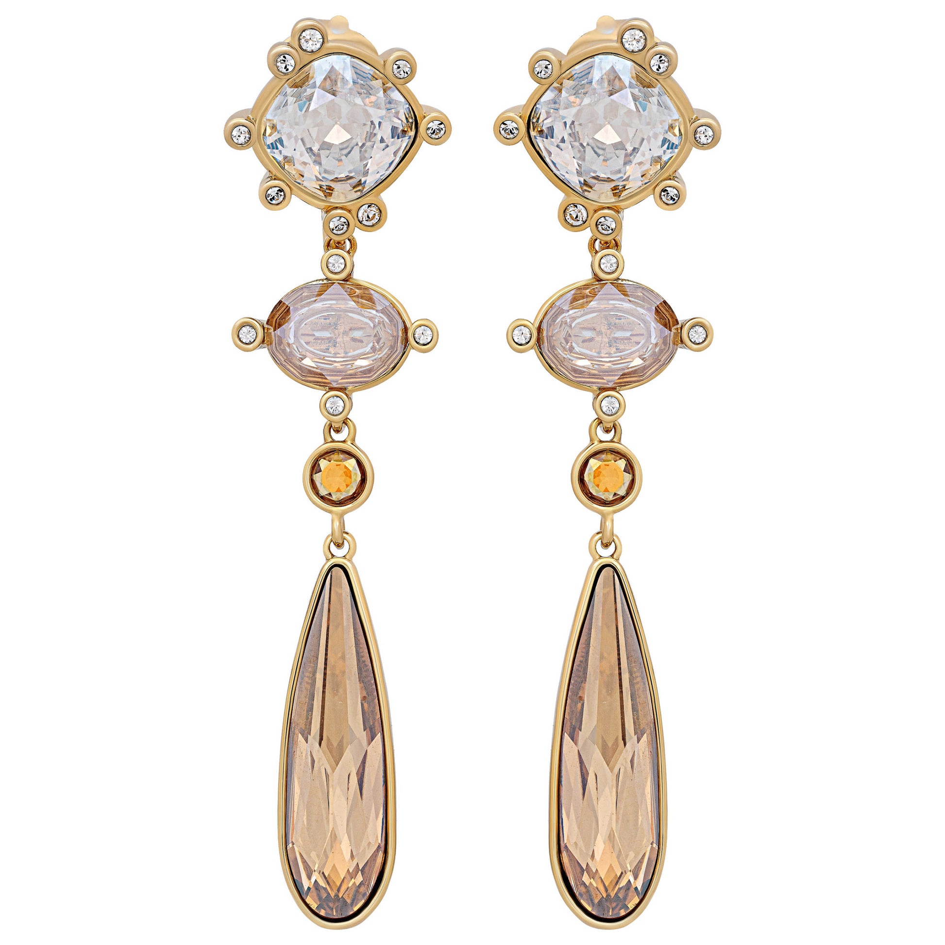 Front view of Swarovski Olive Women's Earrings 5485473