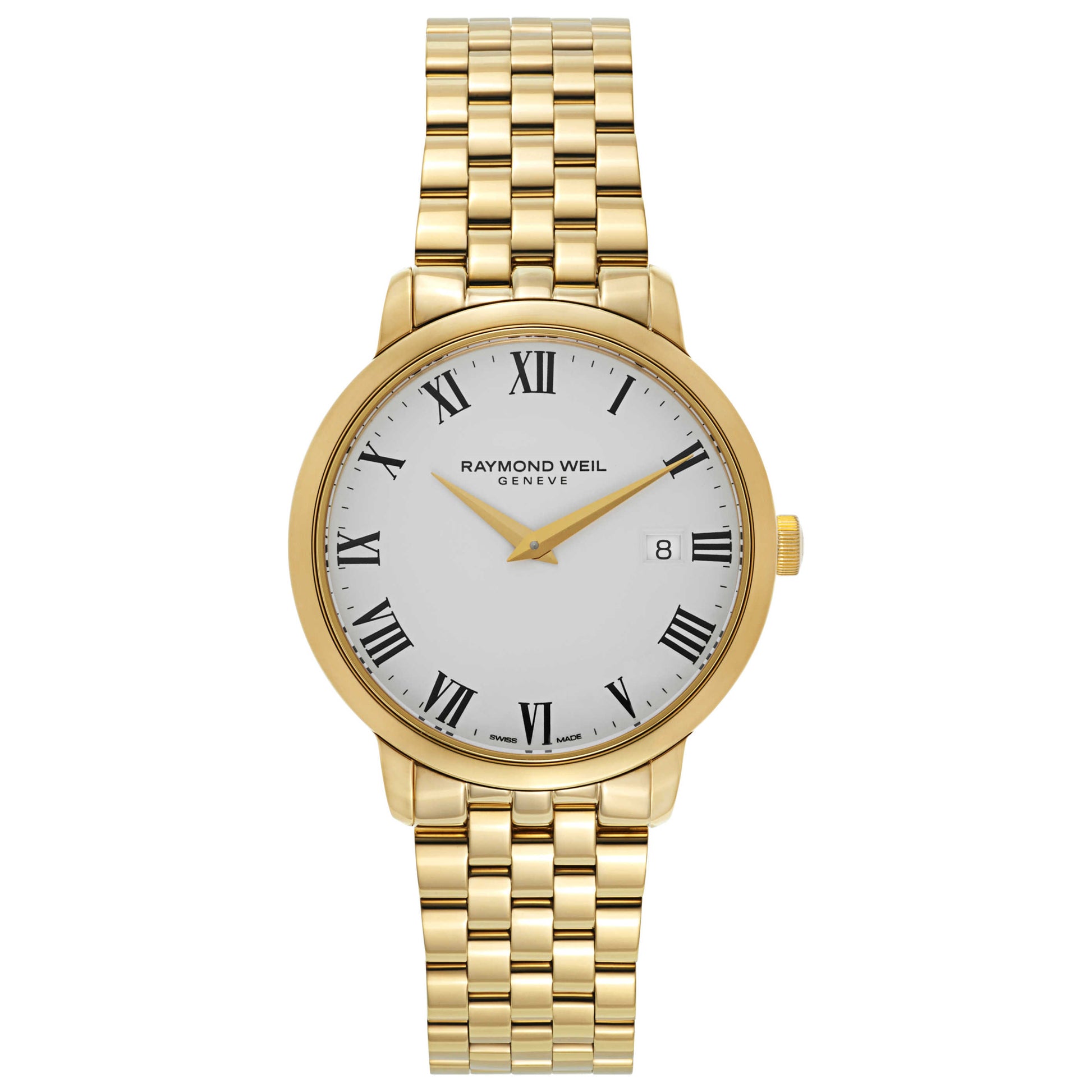 Front view of Raymond Weil Toccata Men's Swiss Quartz (Battery-Powered) Watch 5488-P-00300