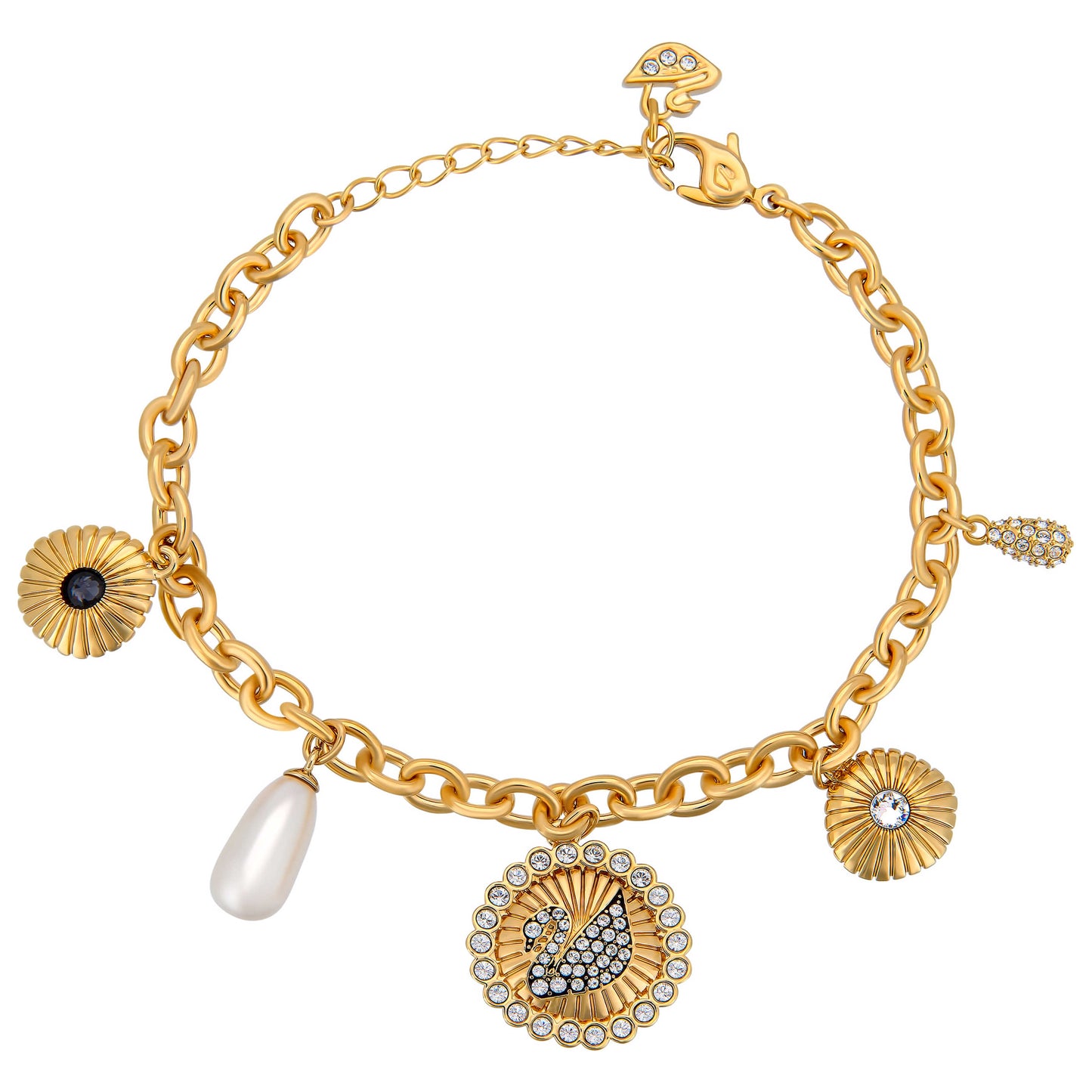 Front view of Swarovski Vintage Swan Women's Bracelet 5489217