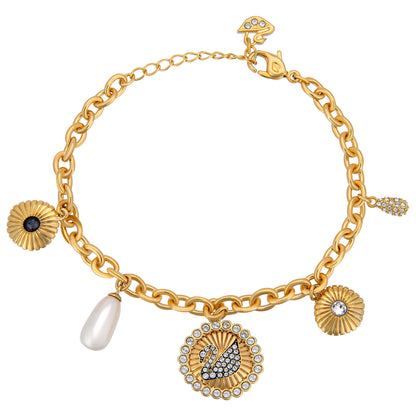 Front view of Swarovski Vintage Swan Women's Bracelet 5489217