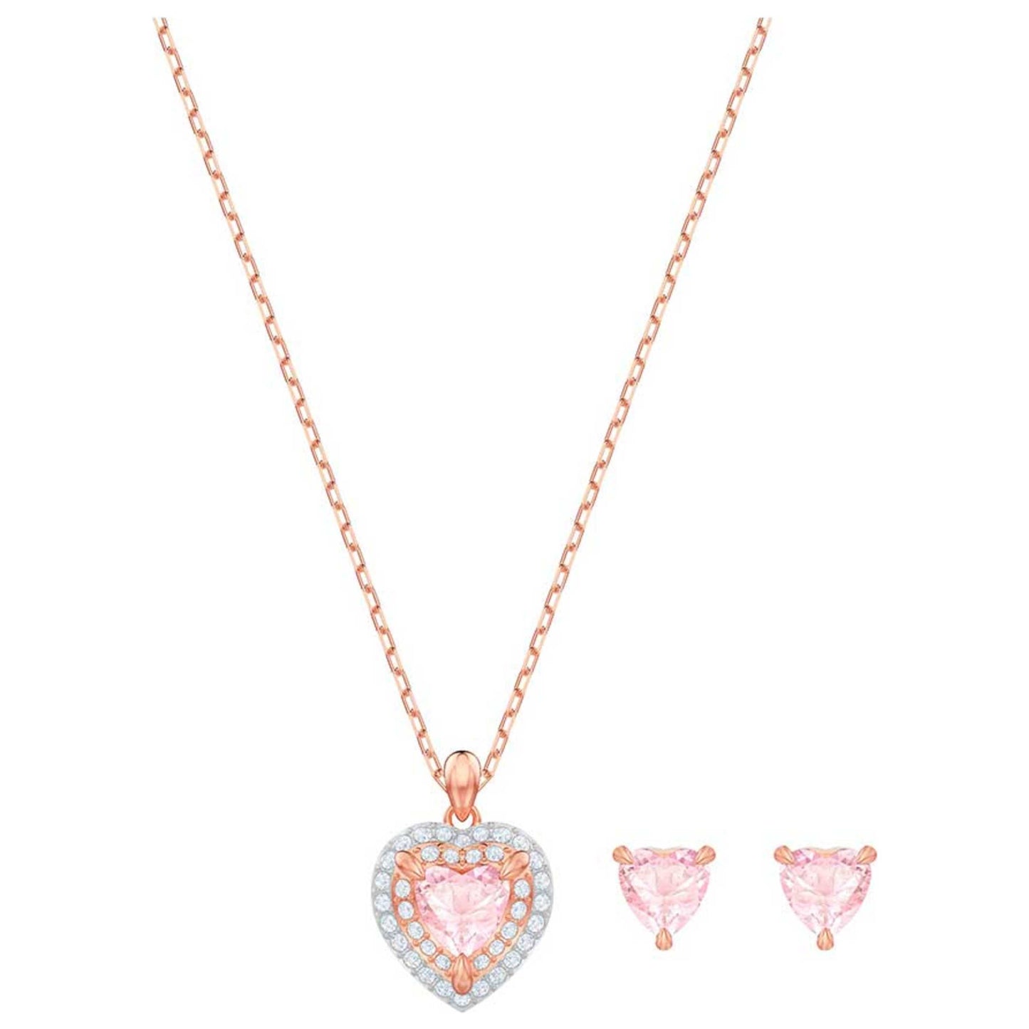 Front view of Swarovski One Women's Jewelry Set 5492271