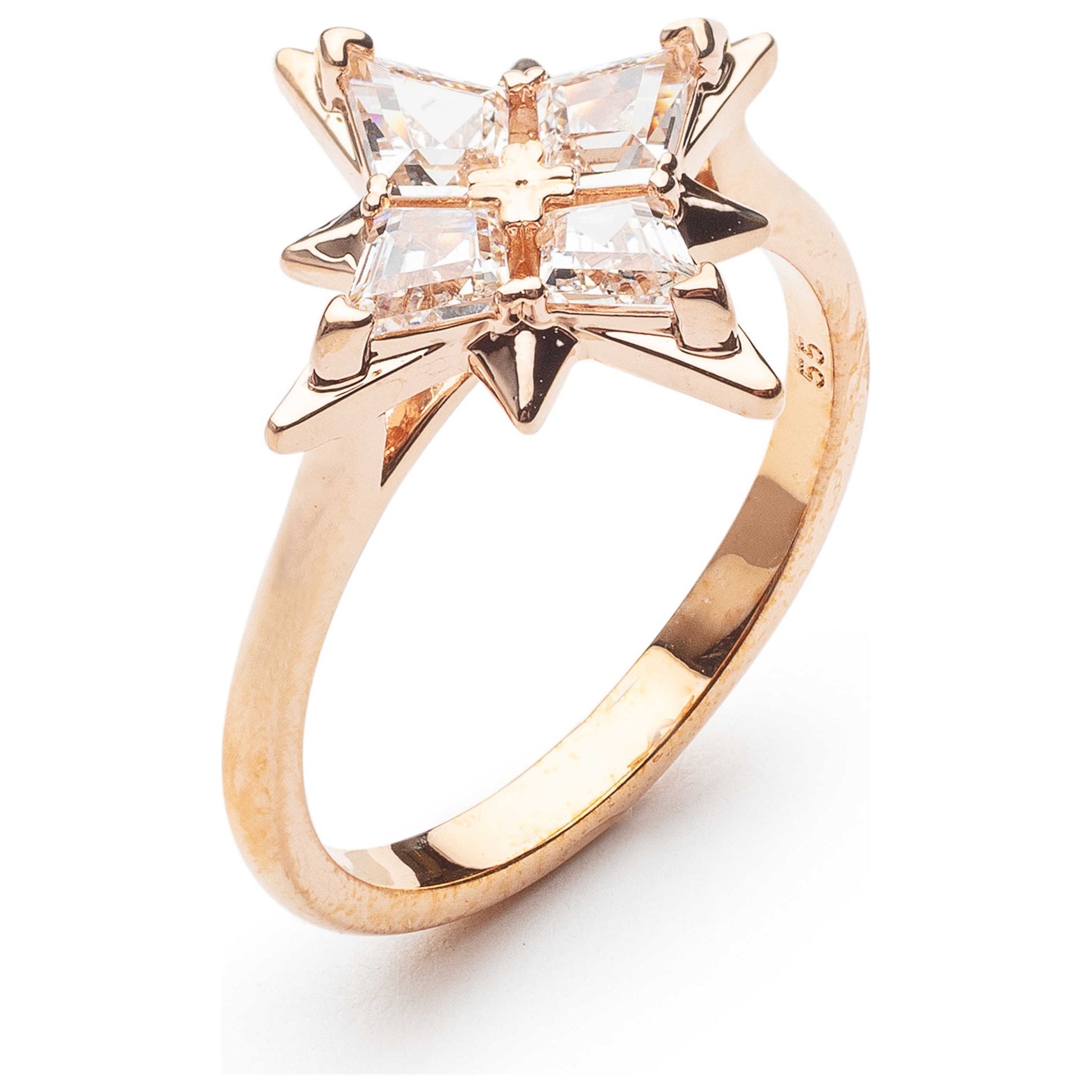 Front view of Swarovski Symbolic Star Motif Women's Ring 5494346