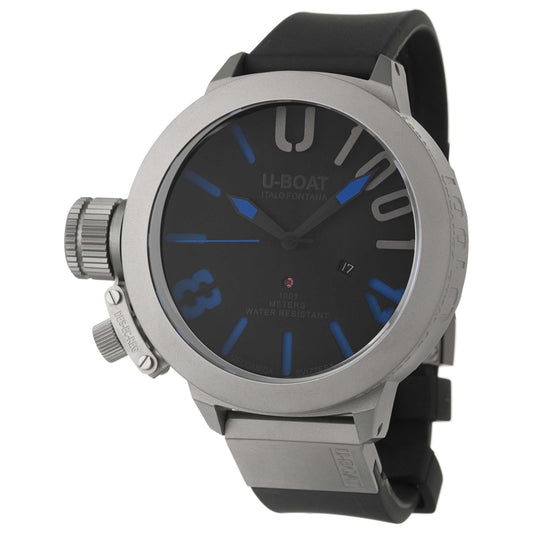 Front view of U-Boat Limited Edition Men's Automatic Watch 55-U-1001-BLU