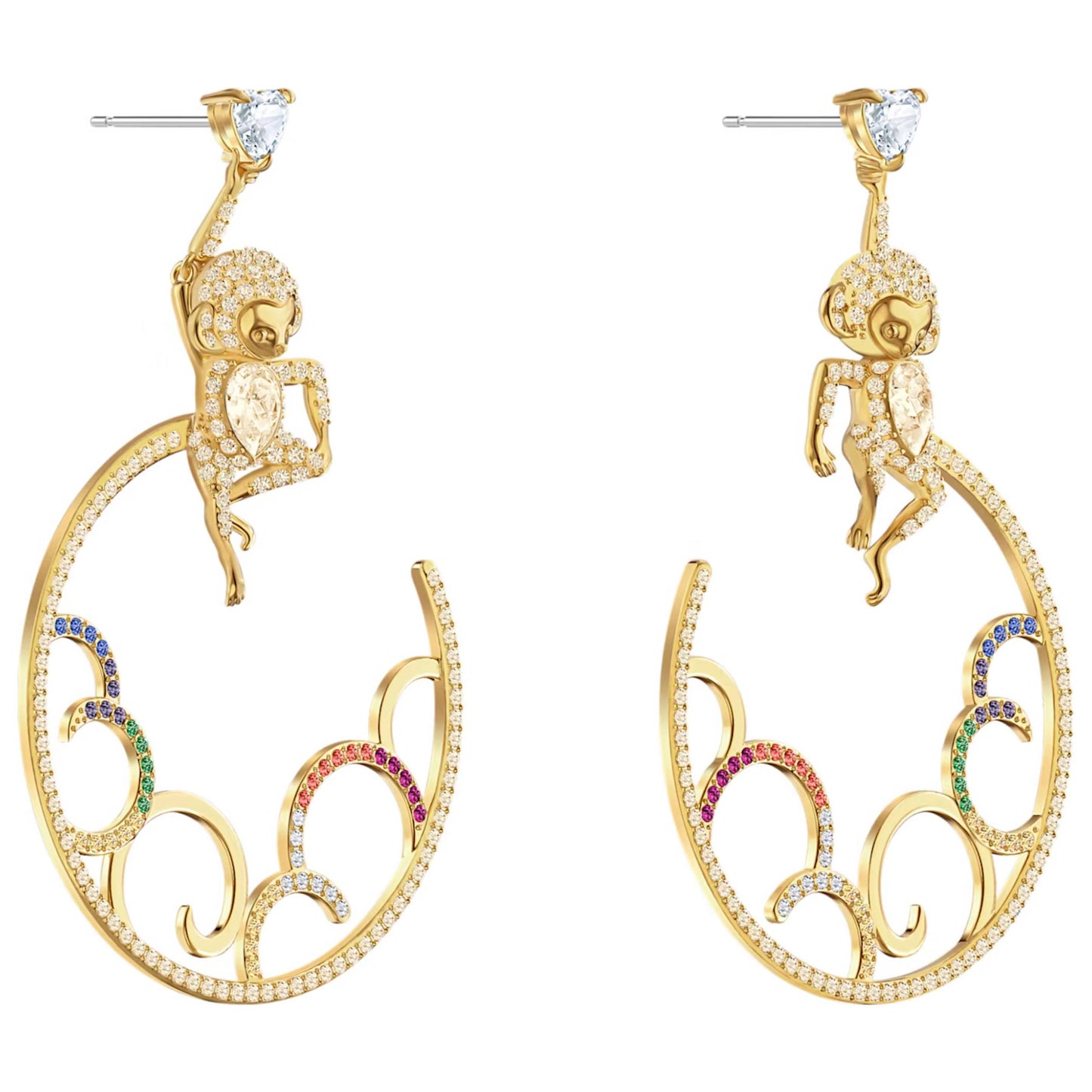 Front view of Swarovski My Hero Women's Earrings 5500976