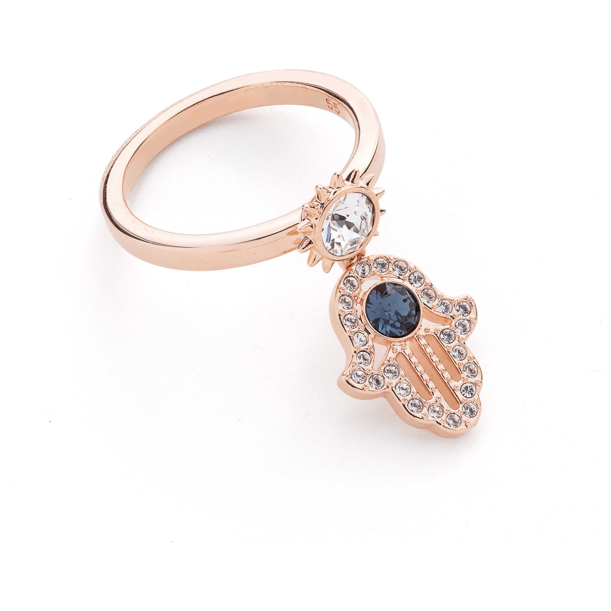Front view of Swarovski Duo Evil Women's Ring 5515442