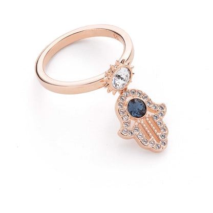 Front view of Swarovski Duo Evil Women's Ring 5515442