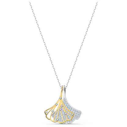 Front view of Swarovski Stunning Gingko Women's Necklace 5515462
