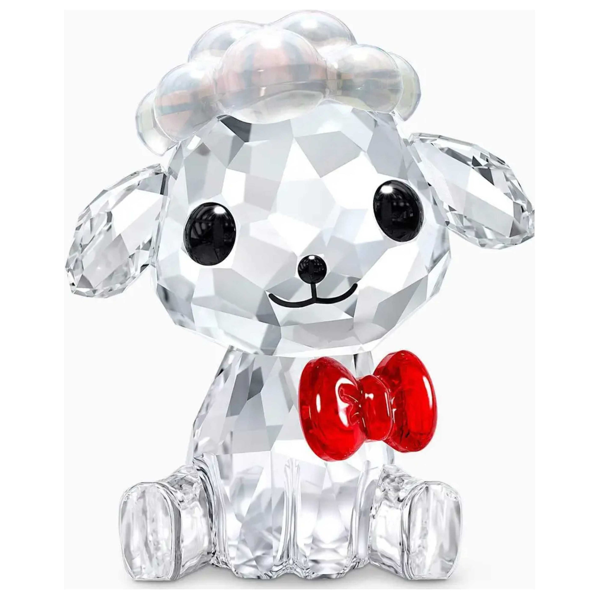 Front view of Swarovski SCS Fluffy The Lamb Unisex Figurine 5518714