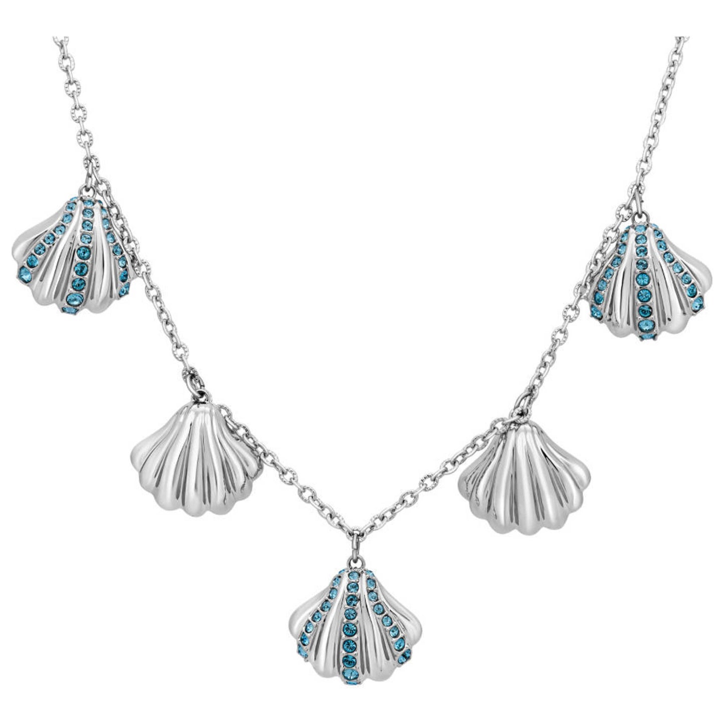 Front view of Swarovski Shell Scallop Women's Necklace 5524182