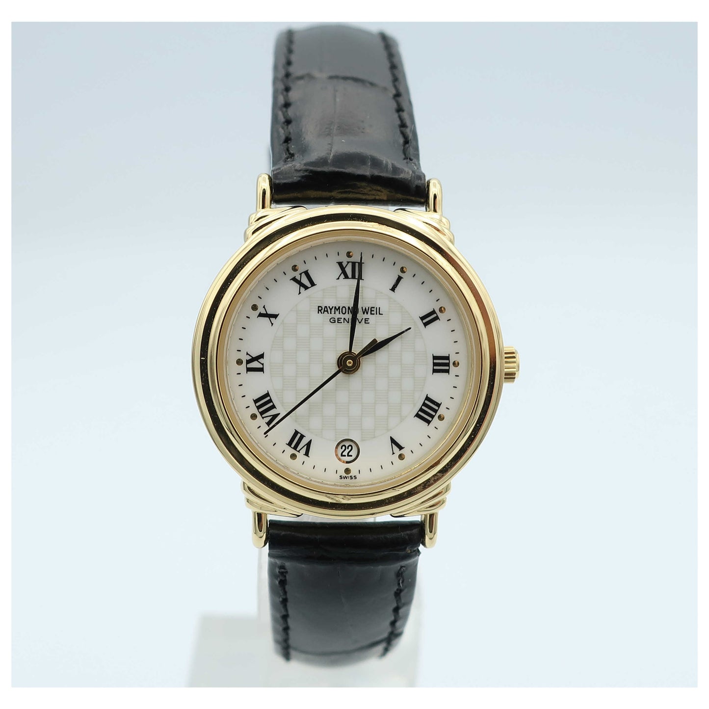 Front view of Raymond Weil Tradition Women's Swiss Quartz (Battery-Powered) Watch 5531TT-WR-PO