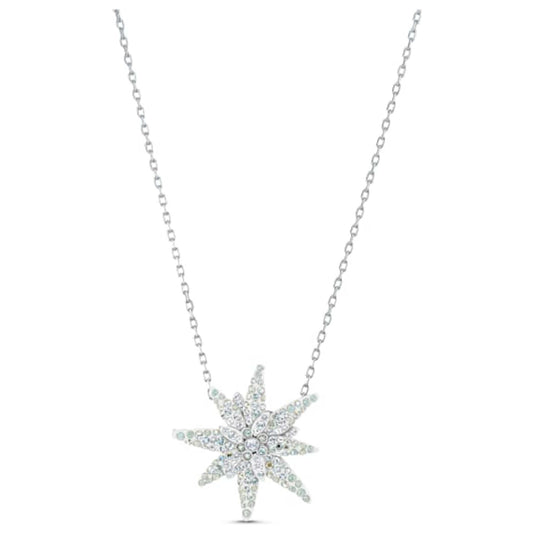 Front view of Swarovski Edelweiss Women's Necklace 5534887