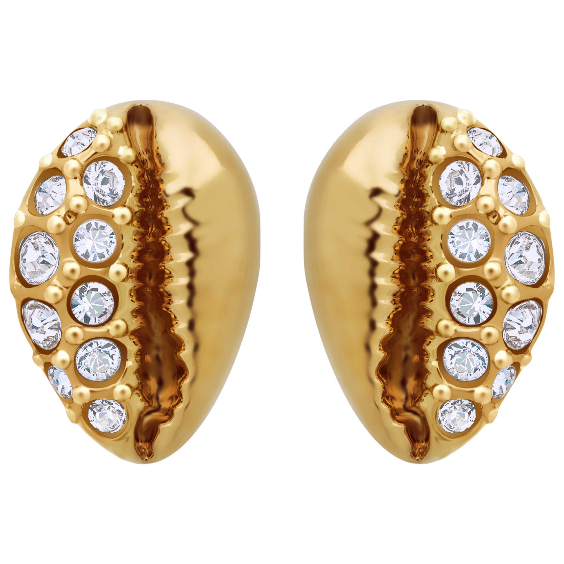 Front view of Swarovski SS Shell Women's Earrings 5537921