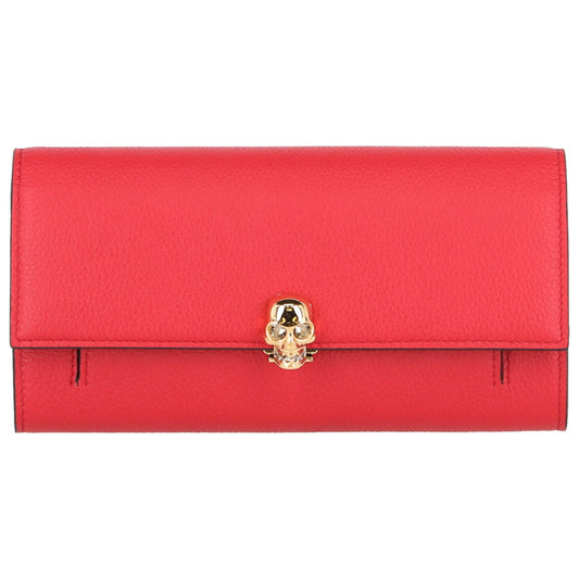 Front view of Alexander McQueen Fashion Wallet 554196-BPT0G-1000-NS