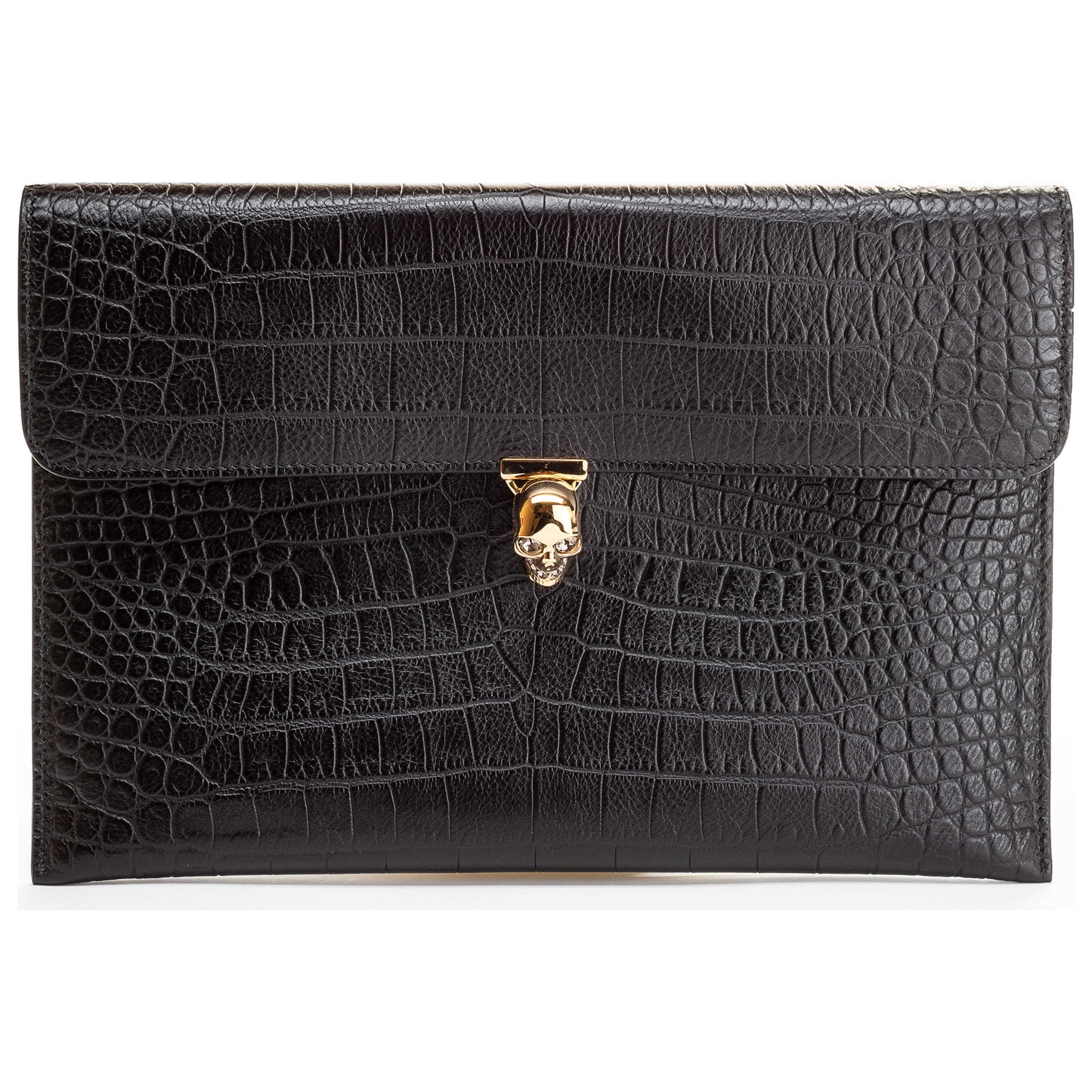 Front view of Alexander McQueen Skull Women's Handbags 554197-1XBAB-1000