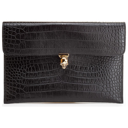 Front view of Alexander McQueen Skull Women's Handbags 554197-1XBAB-1000
