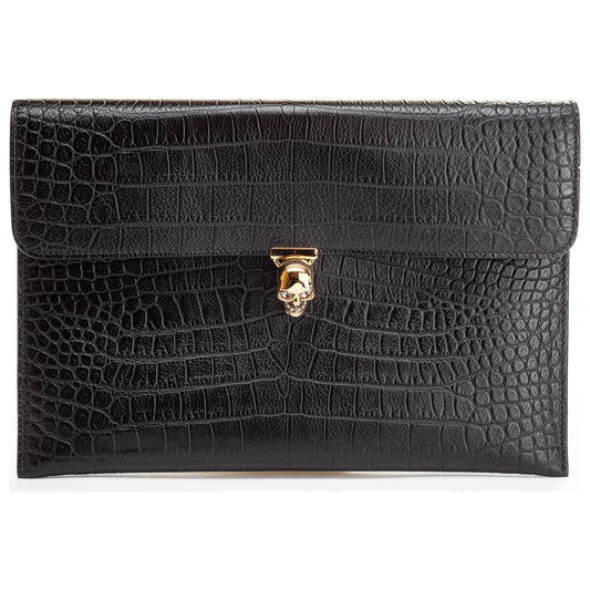 Front view of Alexander McQueen Skull Women's Handbags 554197-1XBAB-1000