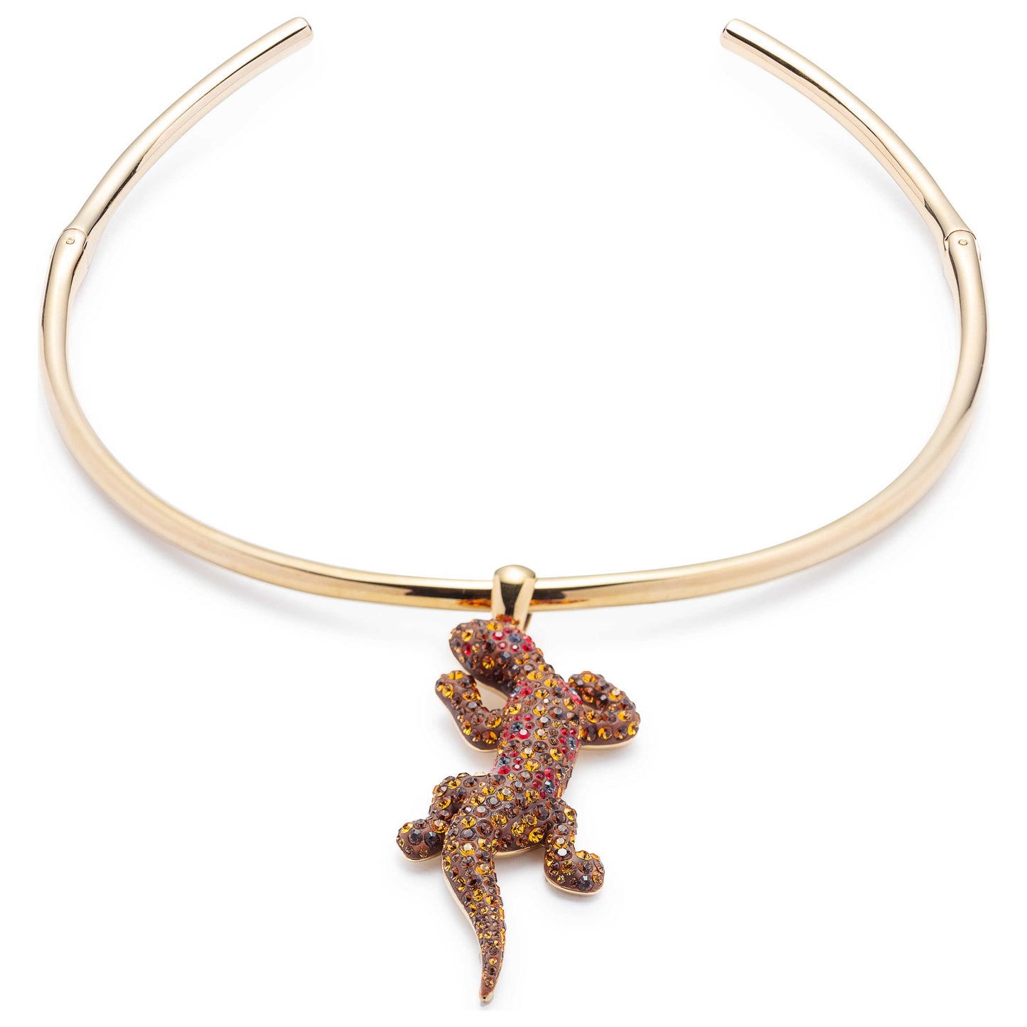 Front view of Swarovski Lizard Women's Necklace 5546231